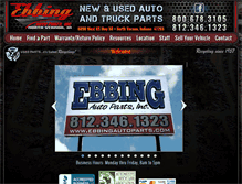 Tablet Screenshot of ebbingautoparts.com